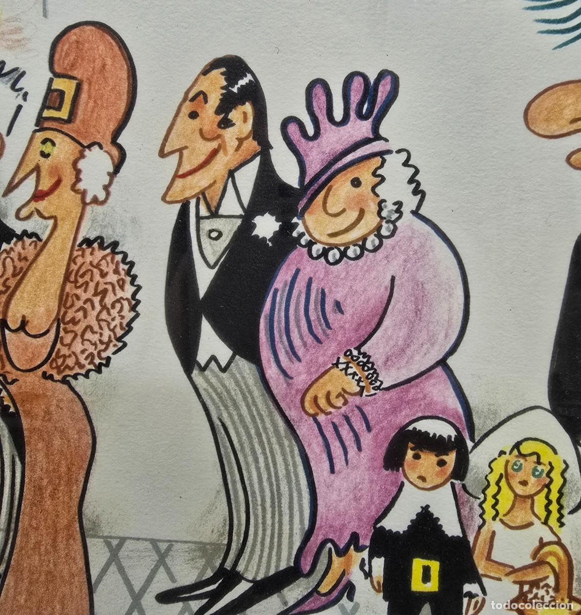 Arte: Litograf&iacute;a de Xavier Cugat (1900-1990) - Foto 9