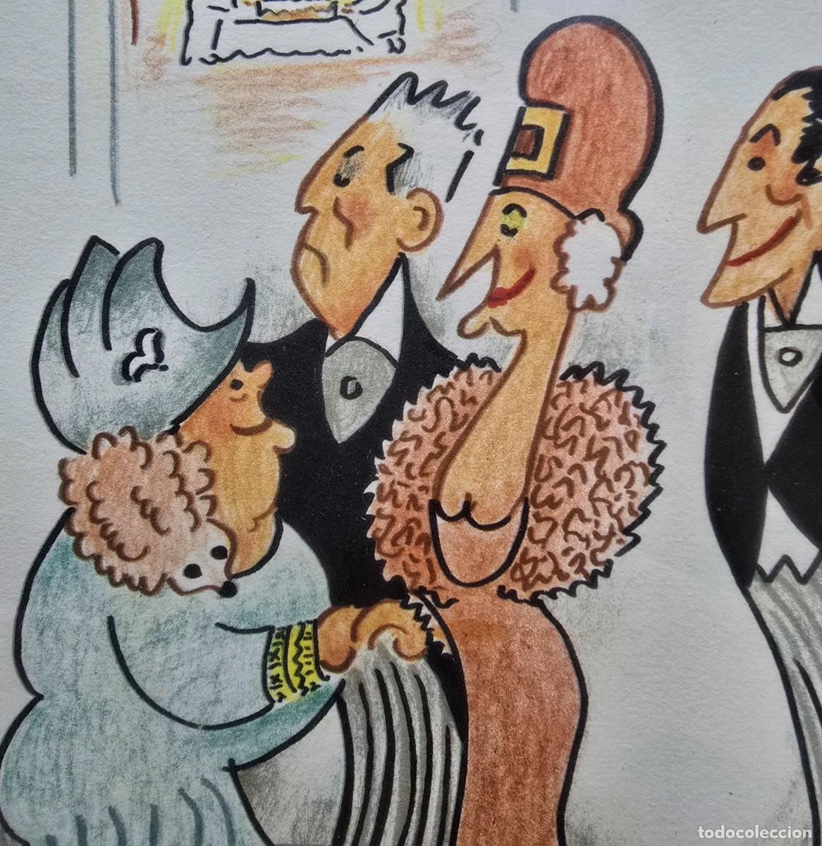 Arte: Litograf&iacute;a de Xavier Cugat (1900-1990) - Foto 11