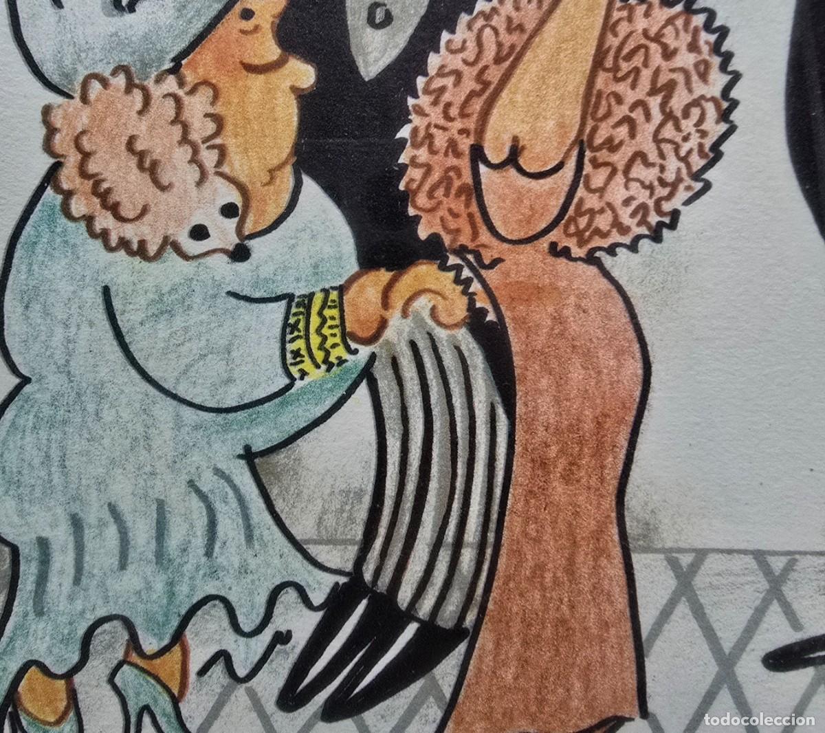 Arte: Litograf&iacute;a de Xavier Cugat (1900-1990) - Foto 12