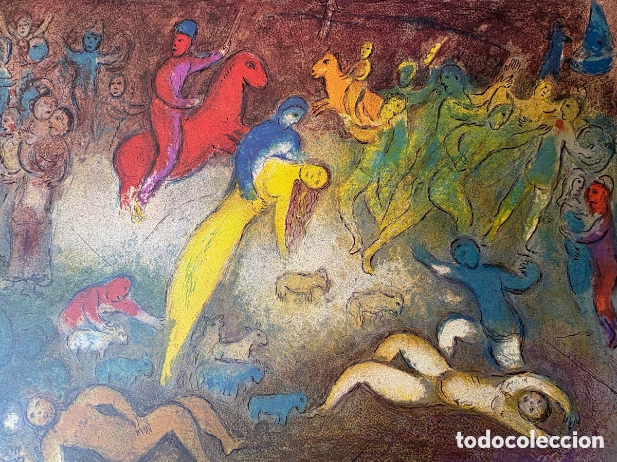 Arte: Marc Chagall litograf&iacute;a Cartel - Foto 3