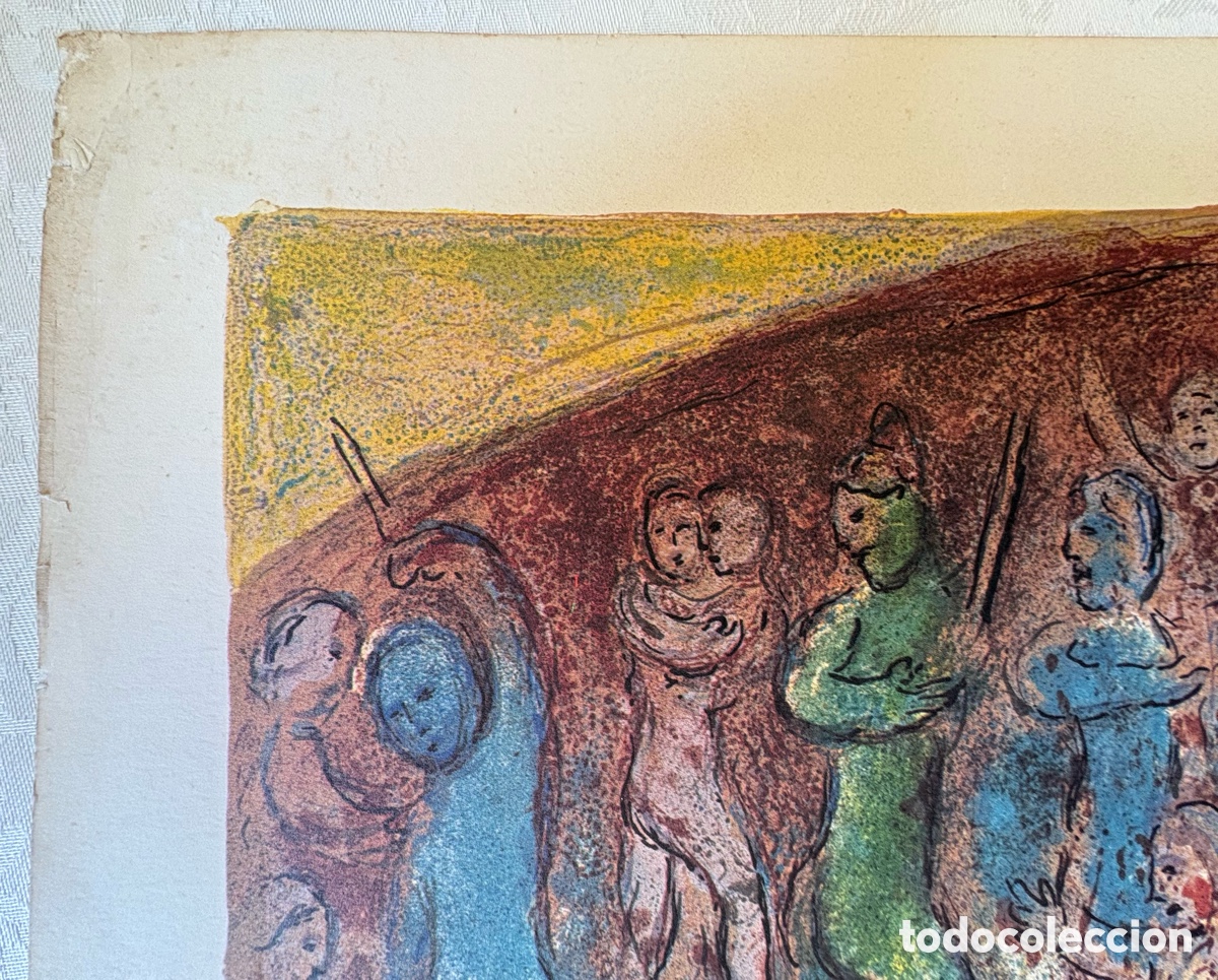 Arte: Marc Chagall litograf&iacute;a Cartel - Foto 5