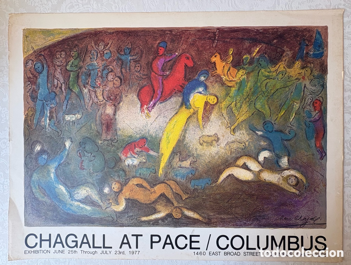 Arte: Marc Chagall litograf&iacute;a Cartel