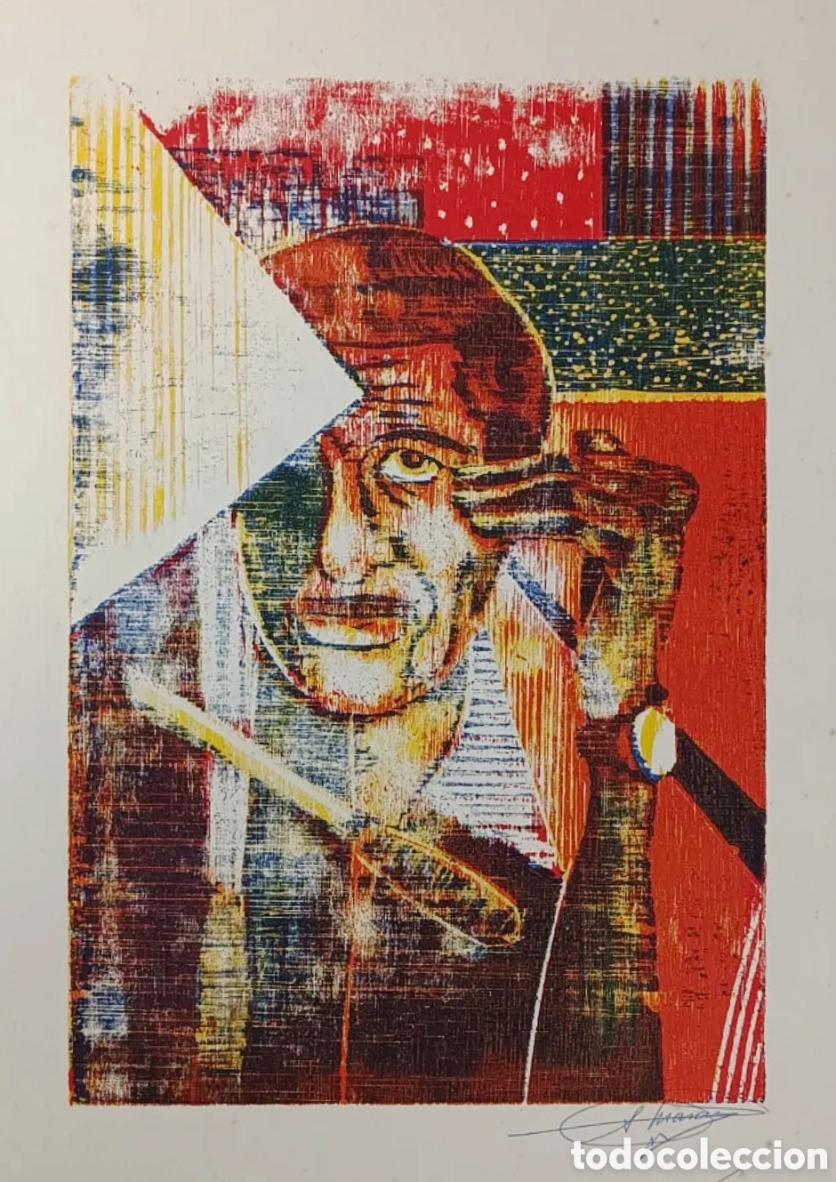 Art: SALVADOR MASANA MERCAD&Eacute; (VILANOVA I LA GELTR&Uacute; 1924-2009). LITOGRAFIA