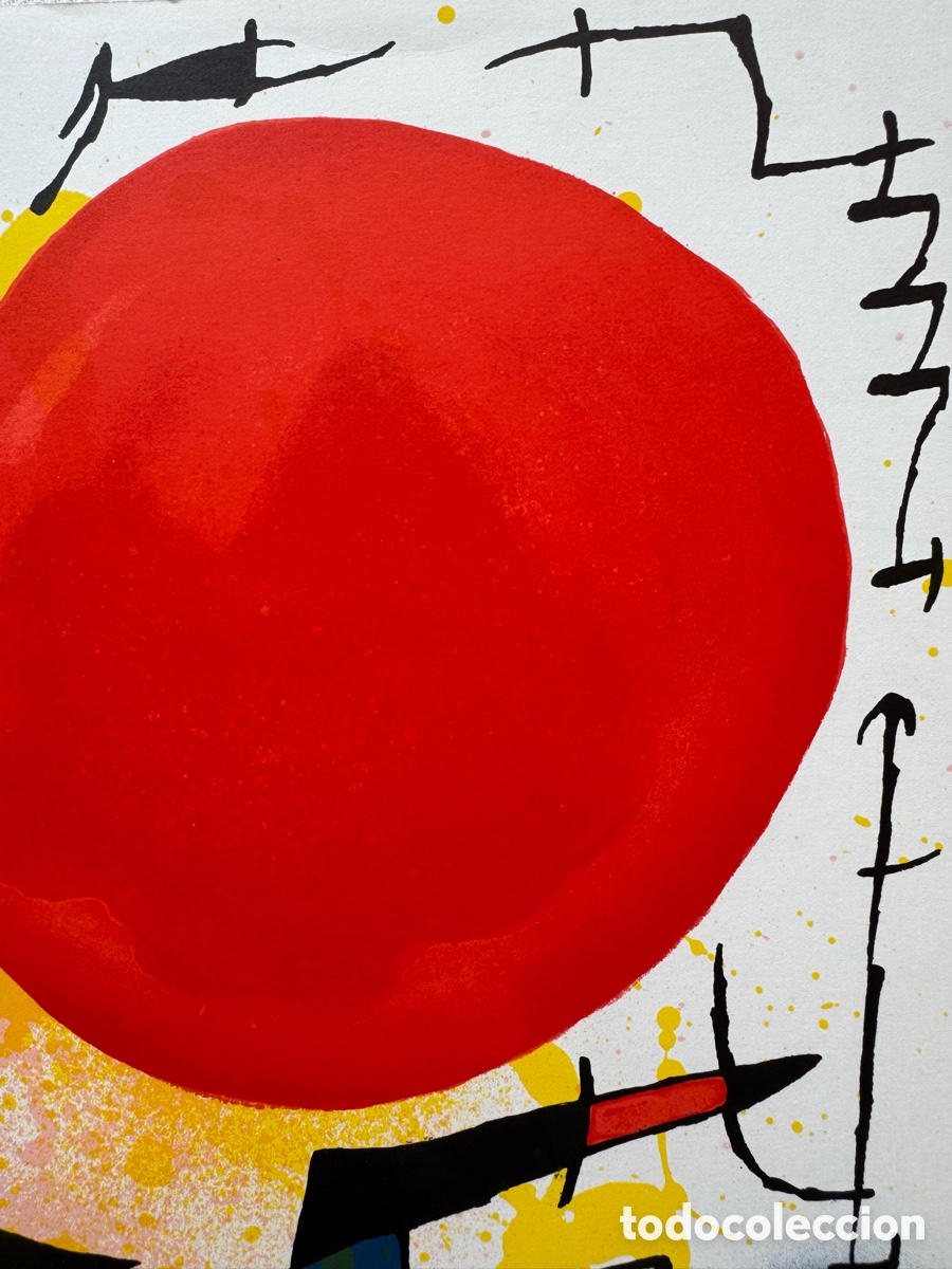 Arte: Joan Mir&oacute; Le Soleil Rouge - Foto 2