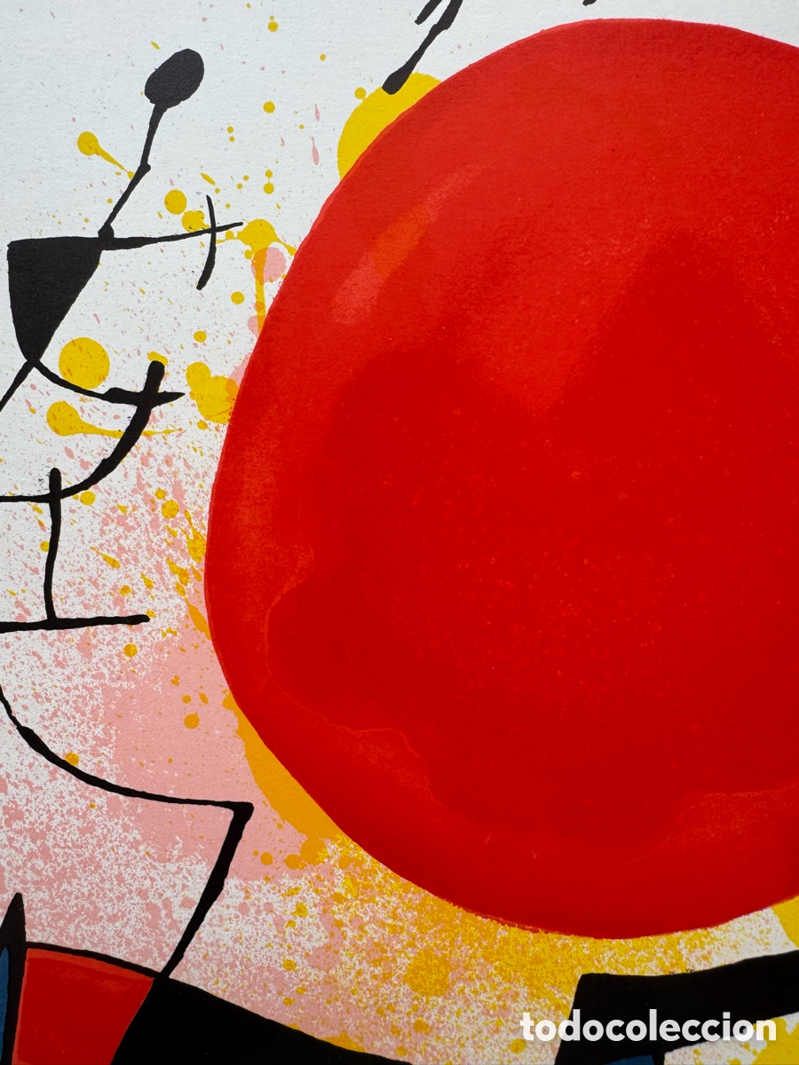 Arte: Joan Mir&oacute; Le Soleil Rouge - Foto 3