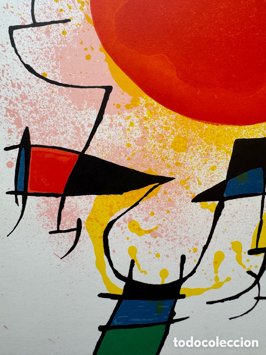 Arte: Joan Mir&oacute; Le Soleil Rouge - Foto 4