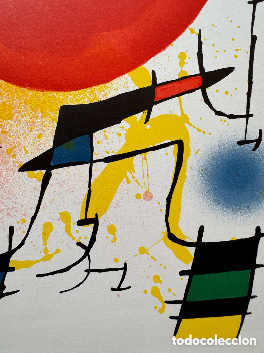 Arte: Joan Mir&oacute; Le Soleil Rouge - Foto 5