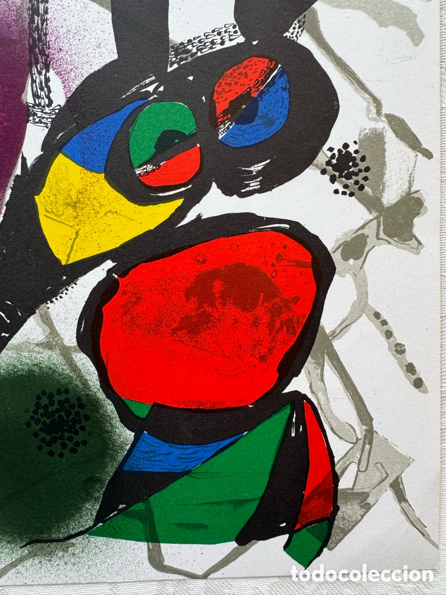Arte: Litograf&iacute;a Original Joan Mir&oacute; - Foto 5