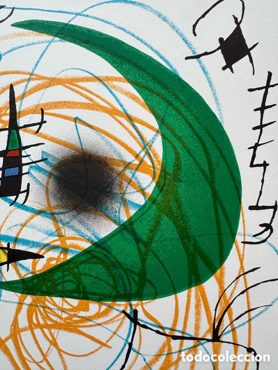 Arte: Joan Mir&oacute; Litograf&iacute;a Original - Foto 2