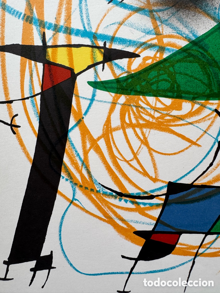 Arte: Joan Mir&oacute; Litograf&iacute;a Original - Foto 4