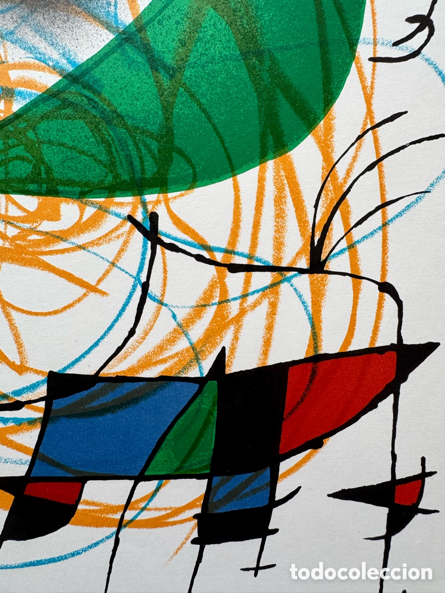 Arte: Joan Mir&oacute; Litograf&iacute;a Original - Foto 5