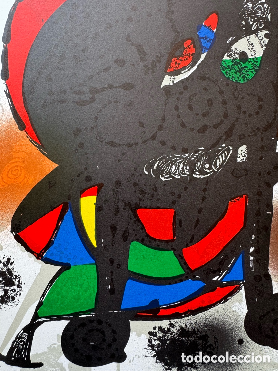 Arte: Litograf&iacute;a Original de Joan Mir&oacute; - Foto 4