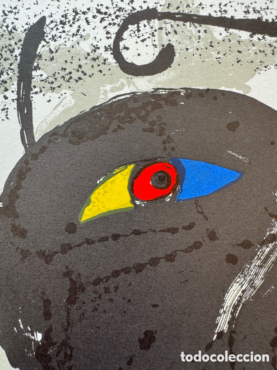 Arte: Litograf&iacute;a Original de Joan Mir&oacute; - Foto 2
