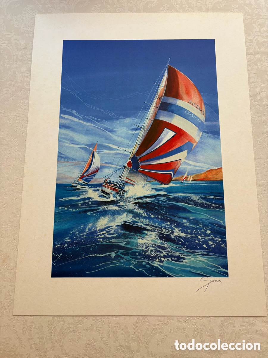 Arte: Litograf&iacute;a Spencer firmada a mano
