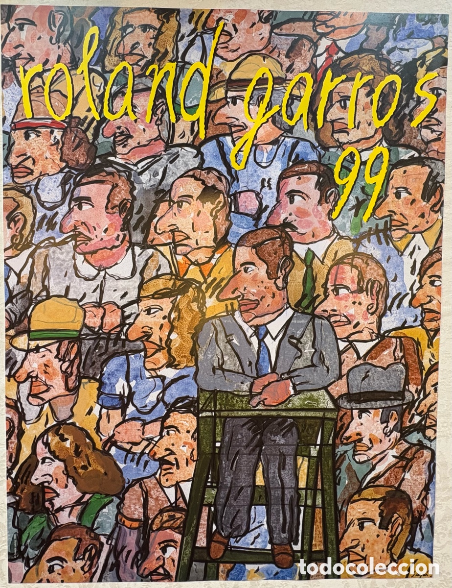 Arte: P&oacute;ster Original Roland Garros 1999