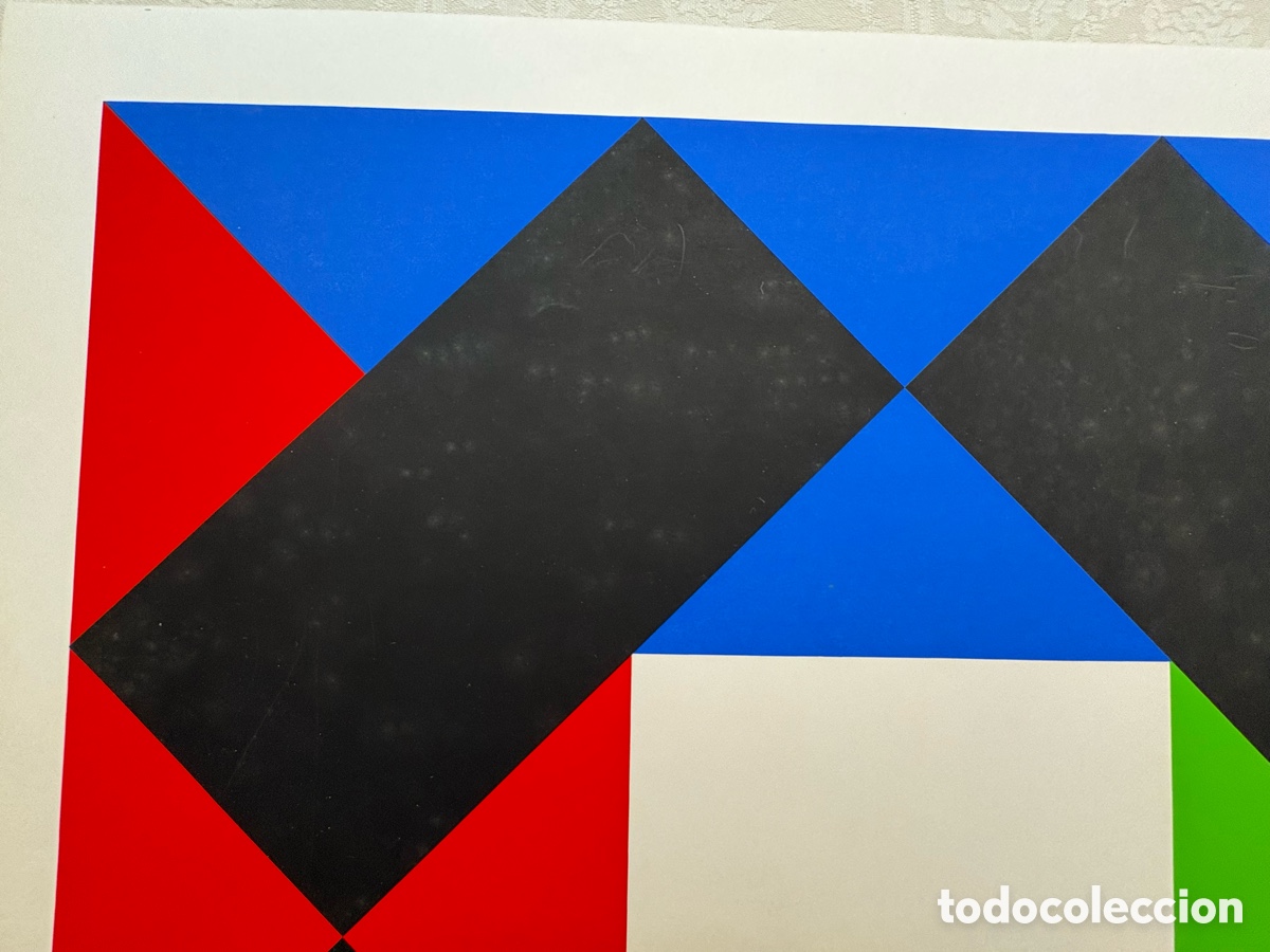 Arte: Litograf&iacute;a Max Bill en perfecto estado - Foto 2