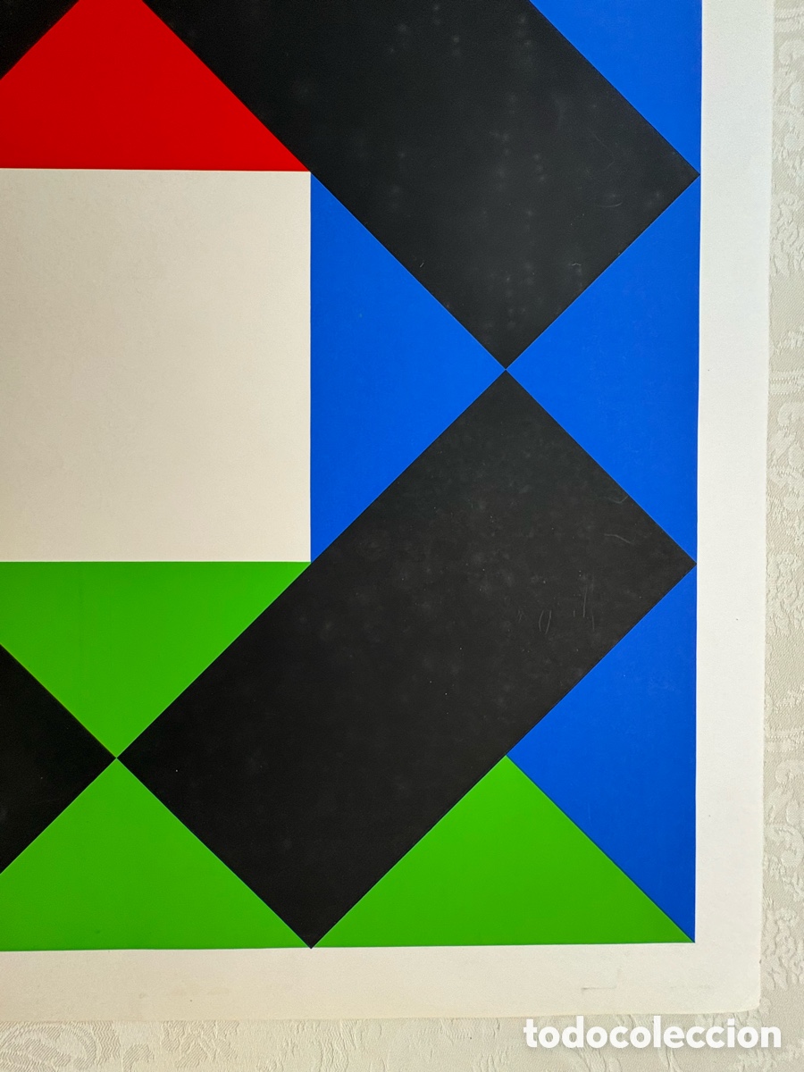Arte: Litograf&iacute;a Max Bill en perfecto estado - Foto 3
