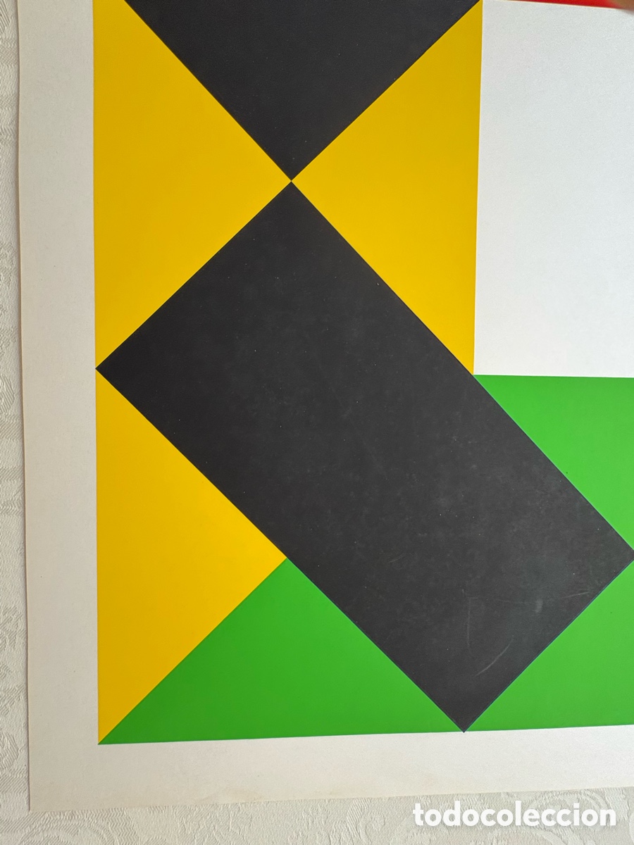 Arte: Litograf&iacute;a Max Bill en perfecto estado - Foto 4