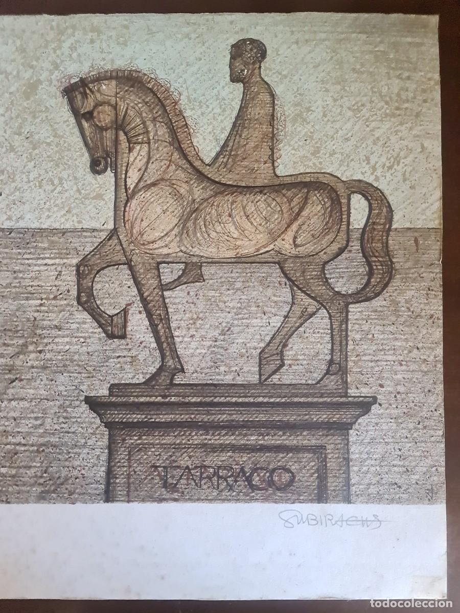 Arte: Tarraco. Josep Maria Subirachs. 276/300. Firmada. Litograf&iacute;a