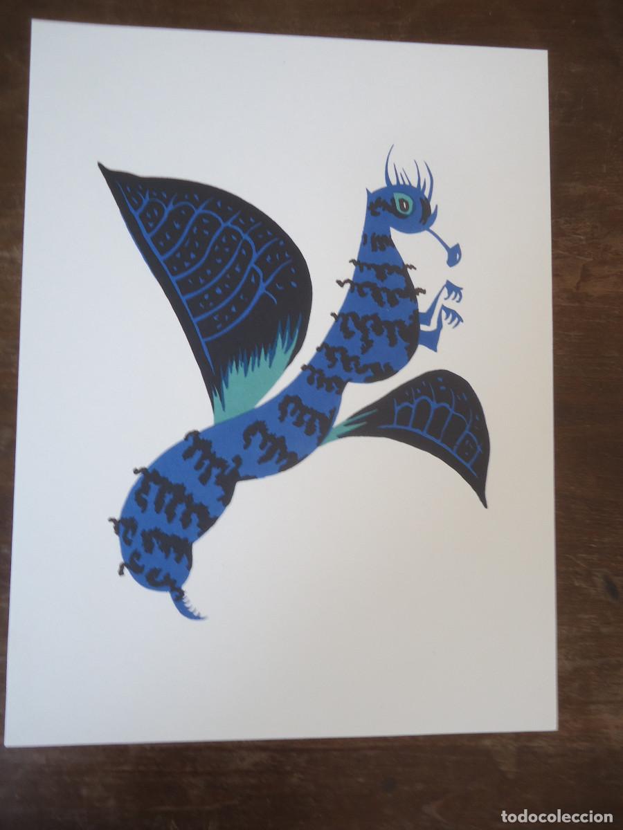 Arte: Jean Lur&ccedil;at. G&eacute;ographie animale. Bourdon de Malasie. Litograf&iacute;a en papel velin.