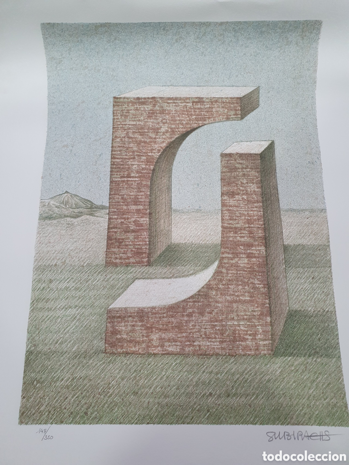 Arte: Litograf&iacute;a de Subirachs. (L10) - Foto 2