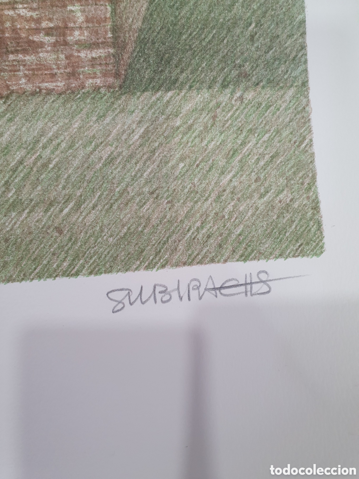 Arte: Litograf&iacute;a de Subirachs. (L10) - Foto 4