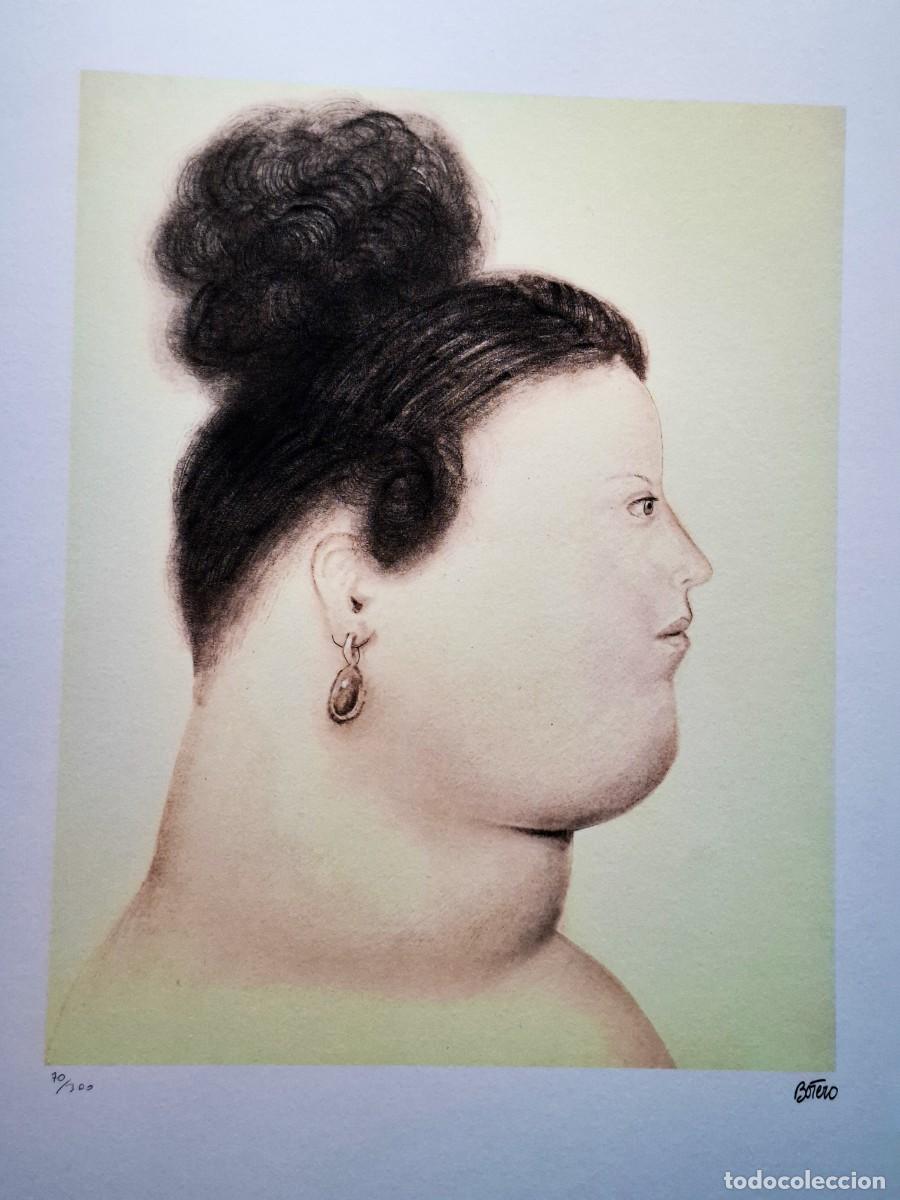 Arte: FERNANDO BOTERO * Profile of a Lady * LITOGRAFIA * 65x50 CM * LIMITADA # 70/300 FIRMADA