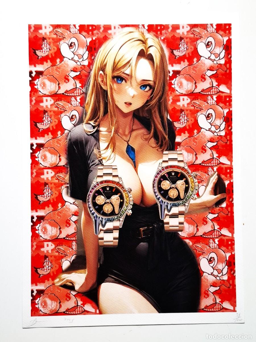 Kunst: DEATH NYC * ANIME * LITOGRAFIA * 45x32 CM * LIMITADA # 38/120 FIRMADA