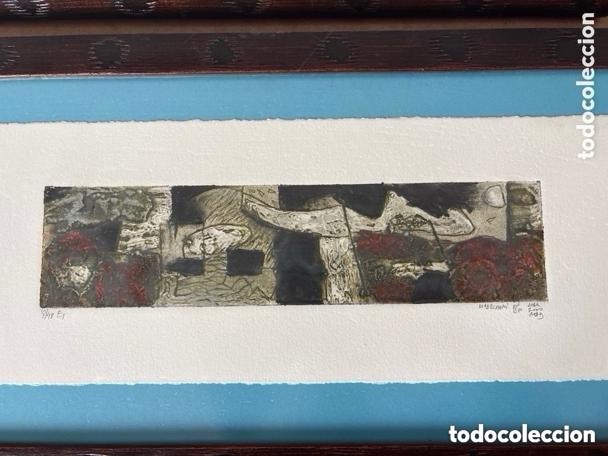 Arte: Pareja de litograf&iacute;as numeradas a identificar (A8) - Foto 3