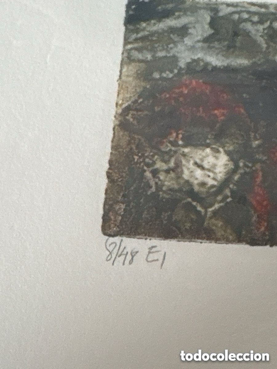 Arte: Pareja de litograf&iacute;as numeradas a identificar (A8) - Foto 5