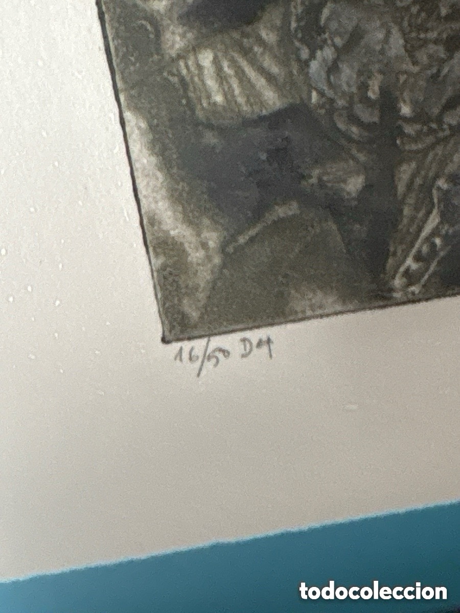 Arte: Pareja de litograf&iacute;as numeradas a identificar (A8) - Foto 7