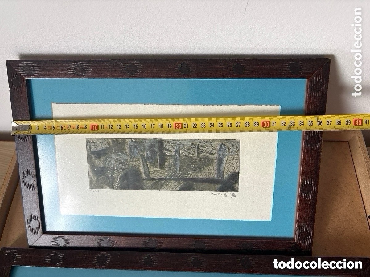 Arte: Pareja de litograf&iacute;as numeradas a identificar (A8) - Foto 9