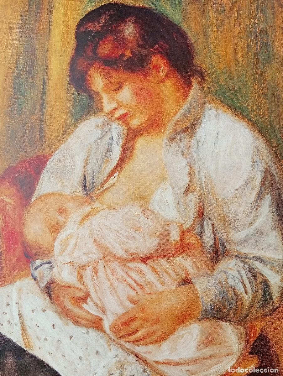 Arte: Reproducci&oacute;n de litograf&iacute;a de Renoir Maternidad