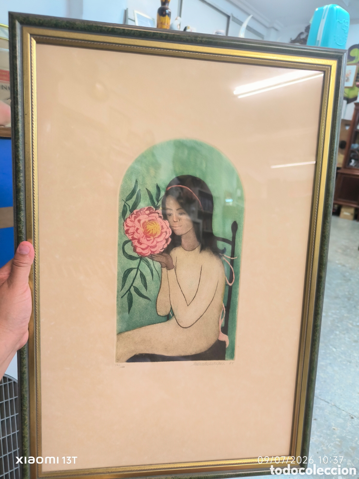 Arte: Litograf&iacute;a firmada y numerada