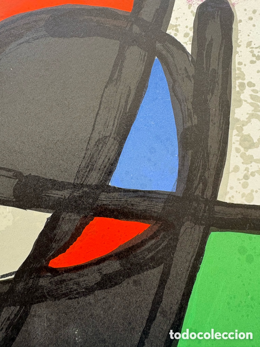 Arte: Litograf&iacute;a Orginal Joan Mir&oacute; - Foto 2