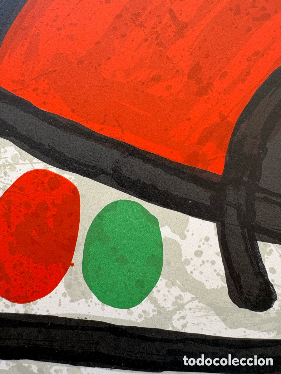 Arte: Litograf&iacute;a Orginal Joan Mir&oacute; - Foto 3