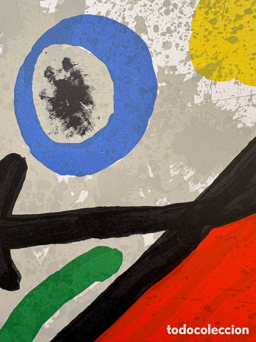 Arte: Litograf&iacute;a Orginal Joan Mir&oacute; - Foto 4