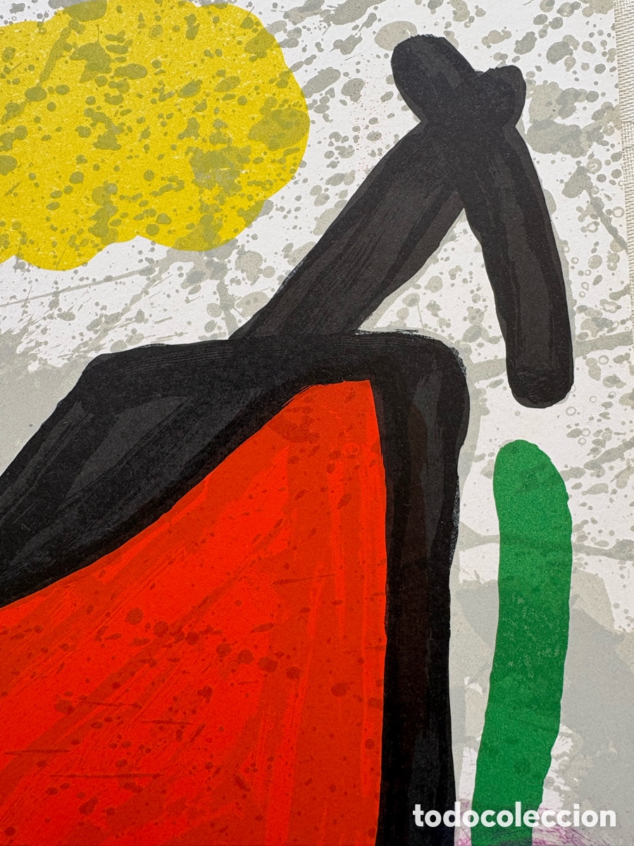 Arte: Litograf&iacute;a Orginal Joan Mir&oacute; - Foto 5