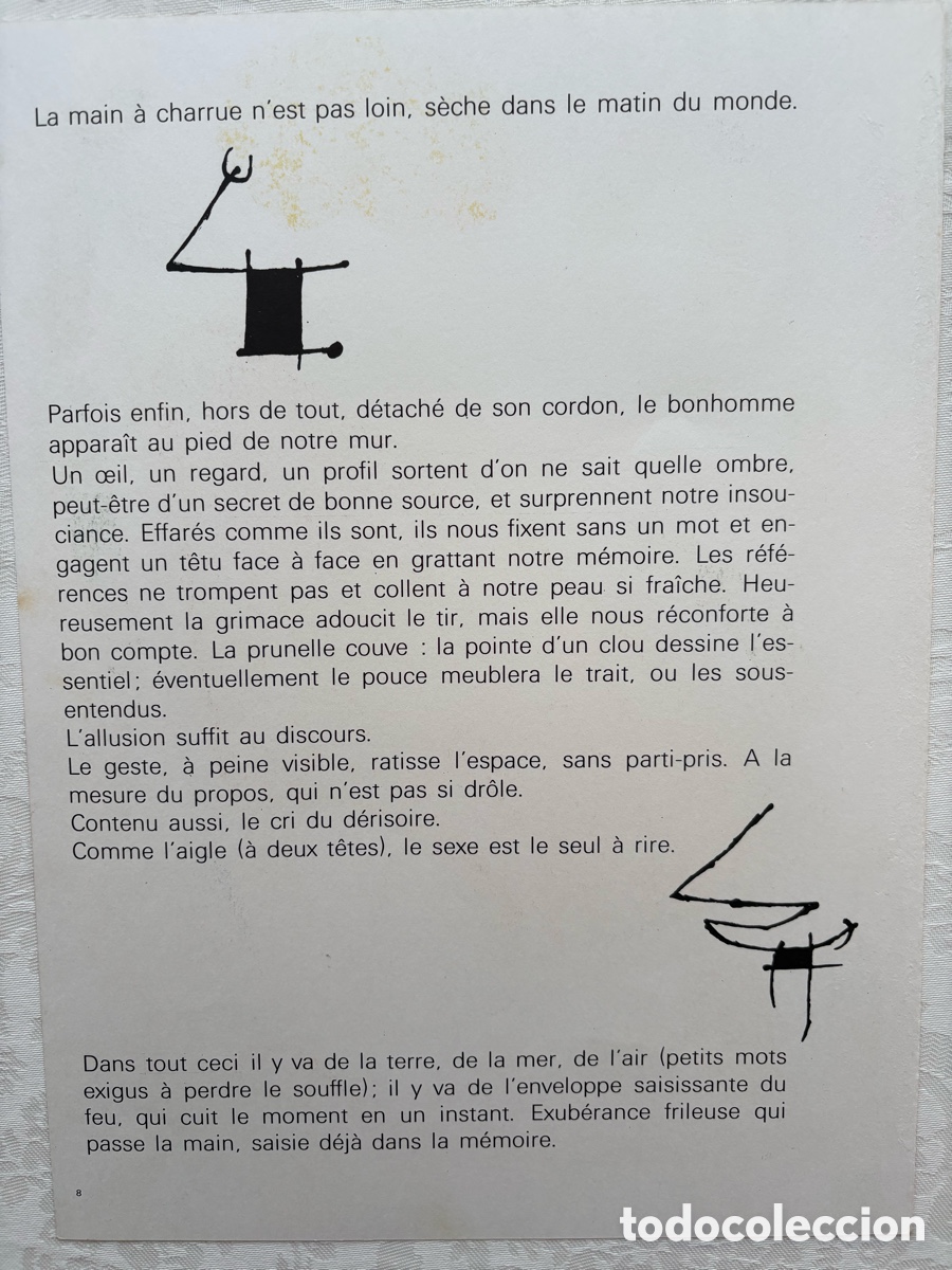 Arte: Litograf&iacute;a Orginal Joan Mir&oacute; - Foto 6