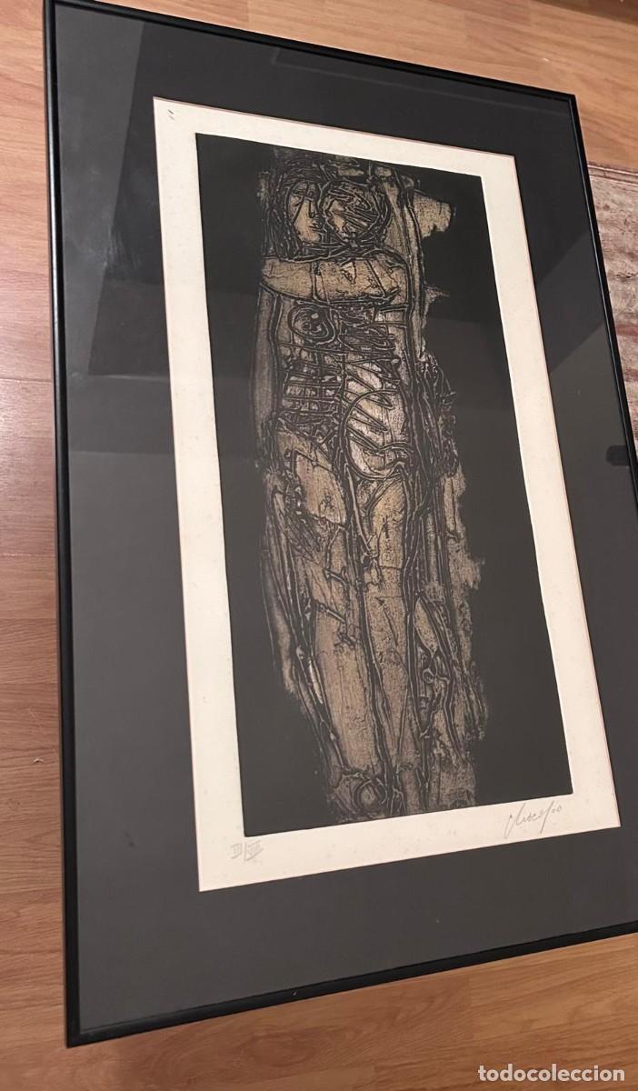 Arte: Colagraf&iacute;a de Eduardo Roca Salazar &rdquo;Choco&rdquo;, firmada y fechada a l&aacute;piz (&rdquo;Choco / 00&rdquo;). Serie 3 de 8