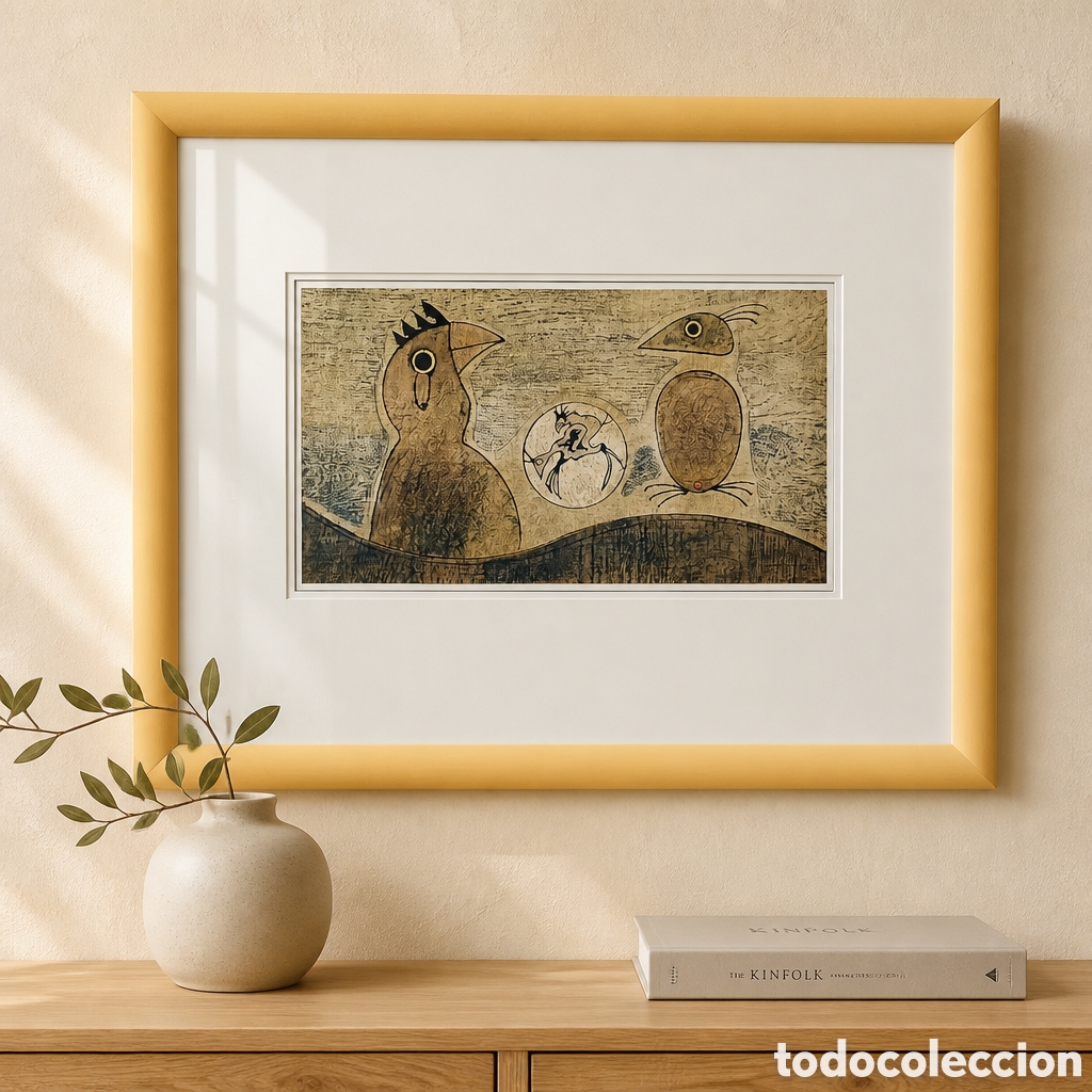 Arte: MAX ERNEST .ALEMANIA. LITOGRAFIA ORIGINAL .TIRADA 1500. A&Ntilde;O 1974 . FIRMADO EN PLANCHA