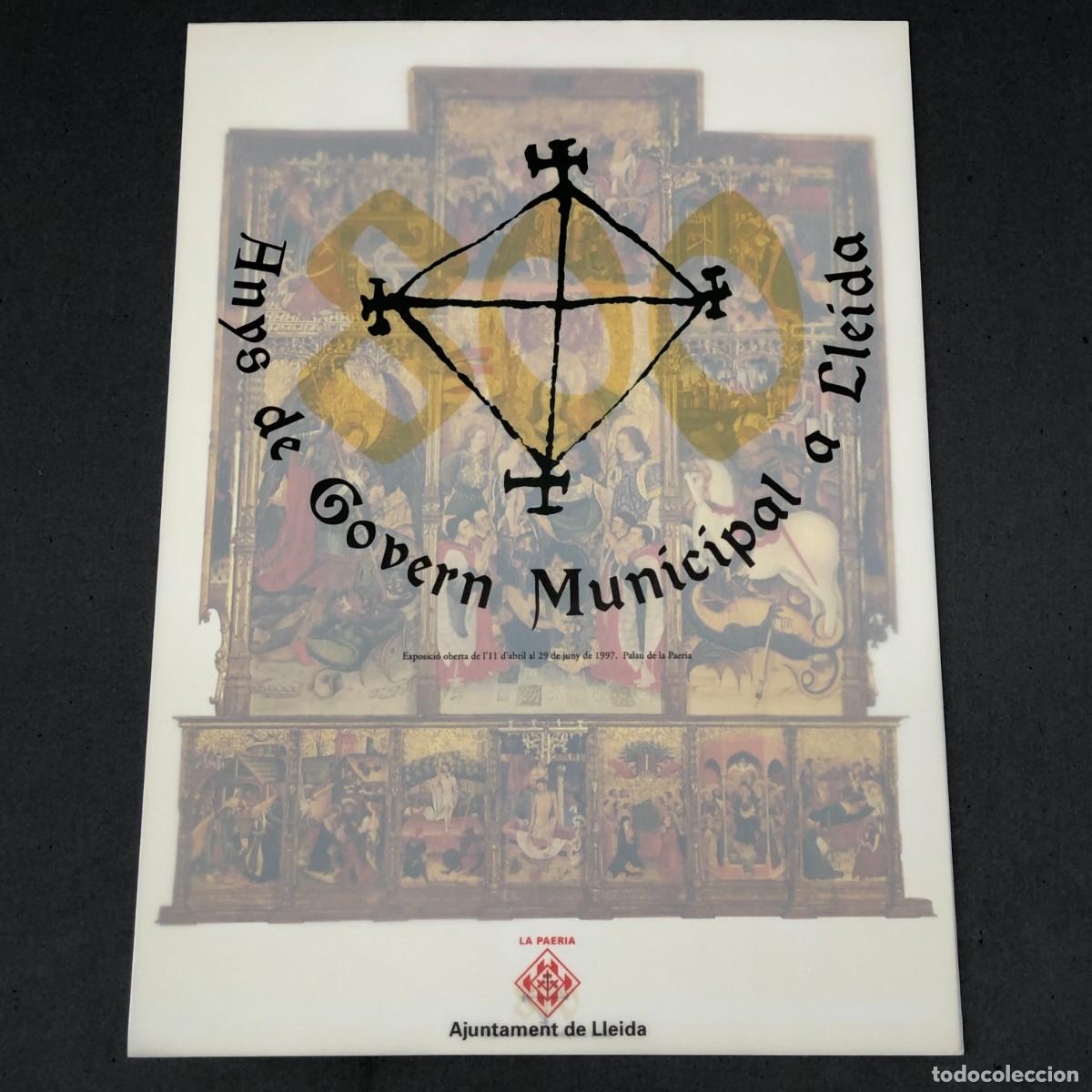 Arte: RETAULE DE LA PAERIA - JAUME FERRER II - 800 ANYS DE GOVERN MUNICIPAL A LLEIDA - LITOGRAFIA / 13