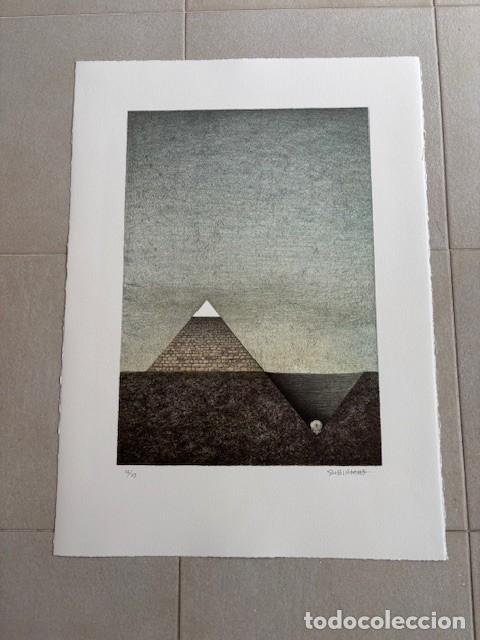 Arte: LITOGRAFIA JOSEP MARIA SUBIRACHS &rdquo; L' &Agrave;NIMA&rdquo;