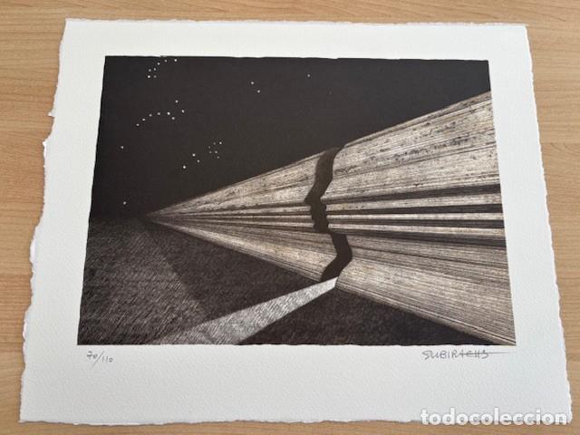 Arte: LITOGRAFIA JOSEP MARIA SUBIRACHS &rdquo;FRAGMENT D'INFINIT&rdquo; 1999