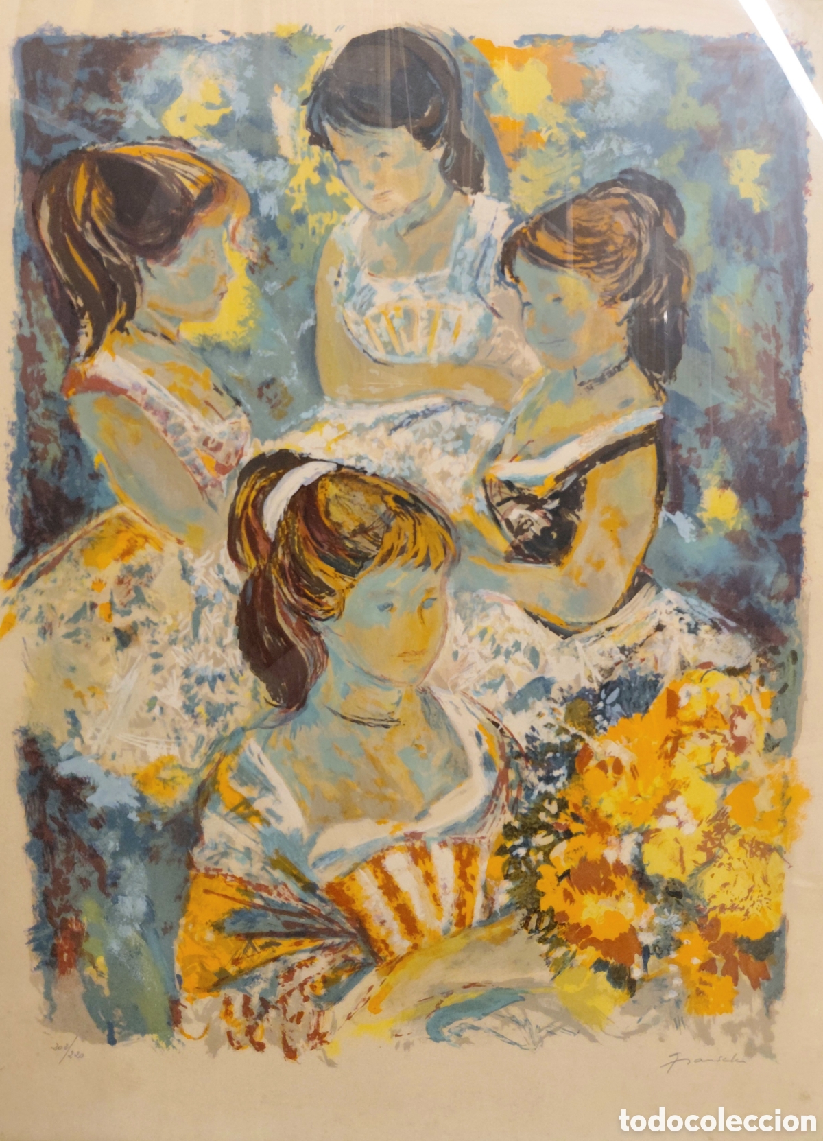 Arte: Emilio Grau Sala (1911-1975). Litograf&iacute;a, ed. 202/220.