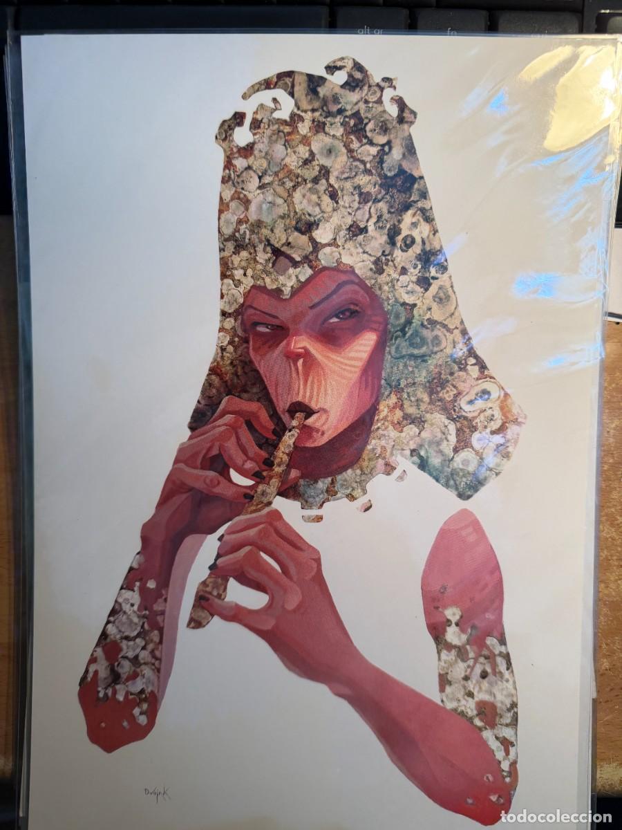 Arte: P- REPRODUCCION DE OBRA DE ARTE TITULADA PULSION DE UN ARTISTA CUBANO FIRMADA DVORAK