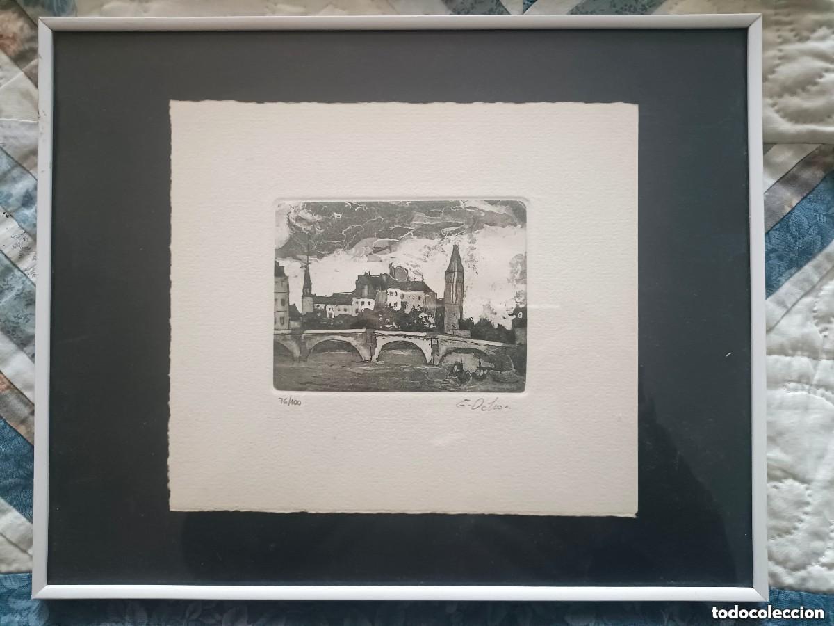 Arte: Lu&iacute;s Garc&iacute;a Ochoa. Rio Moldava a su paso por Praga