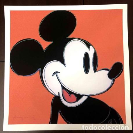Arte: Andy Warhol Litografia Mickey