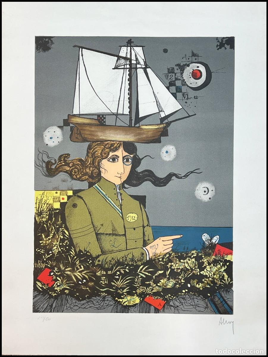 Arte: EDUARDO ALCOY - SIN T&Iacute;TULO - LITOGRAF&Iacute;A - C. 1970