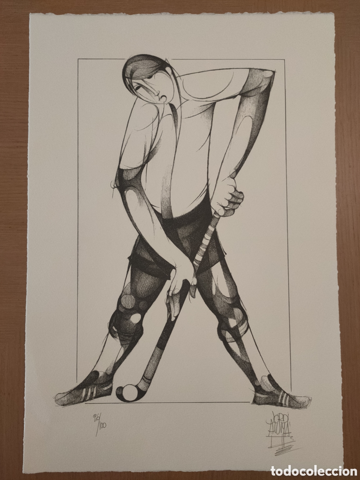 Arte: Jordi Alum&agrave; litograf&iacute;a original firmada y numerada